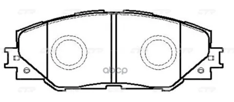 Колодки тормозные TOYOTA Auris 2010 ~ 2018 / Blade 2007 ~ 2012 / Harrier 2013 ~ 2020 — фотография товара