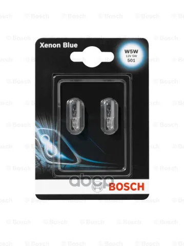 Лампа W5W 12V 5W Xenon Blue (упаковка 2 шт)