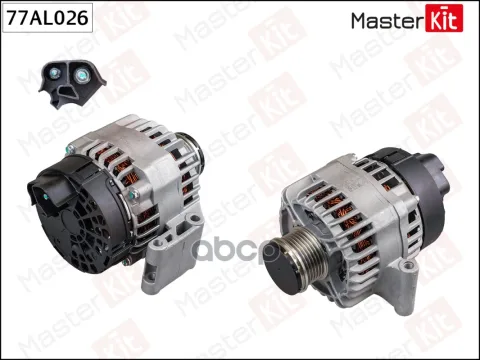 Генератор  FIAT DOBLO, OPEL ASTRA H 1.3 diesel (14V 90A) Masterkit