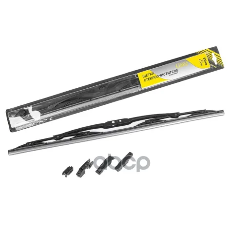 Щетка стеклоочистителя ECO 530mm (4 адаптера)  GANZ GIS01007