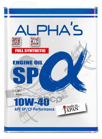 Масло моторное SP-ALPHA 10W40 SP/CF 4L