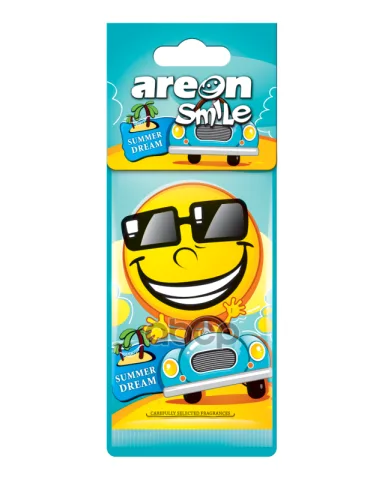 Ароматизатор AREON бумажный SMILE RING (Summer Dream/Летняя Мечта)~ ЧЗ ОСУ