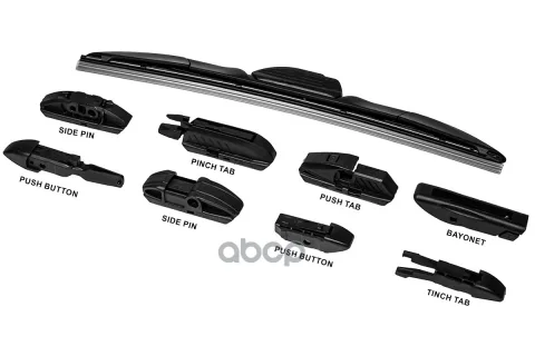 Щетка стеклоочистителя с адаптерами 14"/350 mm гибридная D24CR0014
