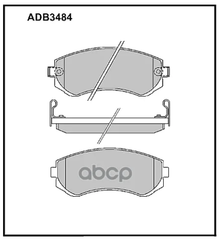 Колодки тормозные передние Nissan Almera I (N15) 95-00  Patrol 97-07  Sunny III 90-95