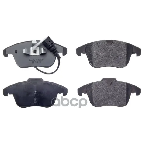 Колодки тормозные дисковые передние Double Force Заменён на арт. DFP1550