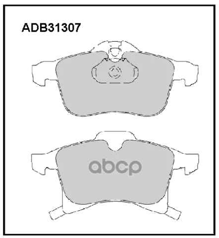 ВЫВЕДЕН_Колодки тормозные передние Opel Astra H 04-14 / Opel Combo 01-12  Zafira 05-15