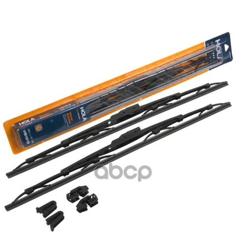 Щетки стеклоочистителя  каркасные  компл. 2шт. ( (19+19)/ (480+480)mm) LANOS