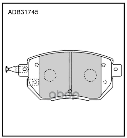 Колодки тормозные передние Nissan Murano I 03-08  II 07-14 / Infiniti FX 02-08  08-13