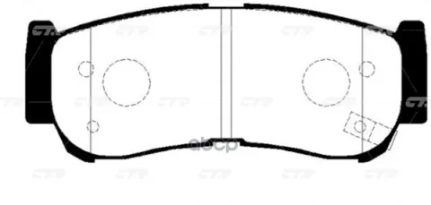 Колодки тормозные HYUNDAI H1 2003 ~ 2007 / Starex 2002 ~ 2004