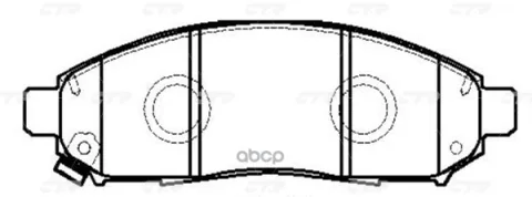 Колодки тормозные дисковые NISSAN Navara 2005 - / Murano 2010 - / Pathfinder 2005 - 2014 / Frontier
