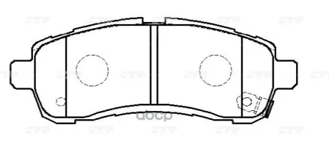 Колодки тормозные дисковые MAZDA Demio 2007 - 2014 / Mazda 2 2010 - 2015