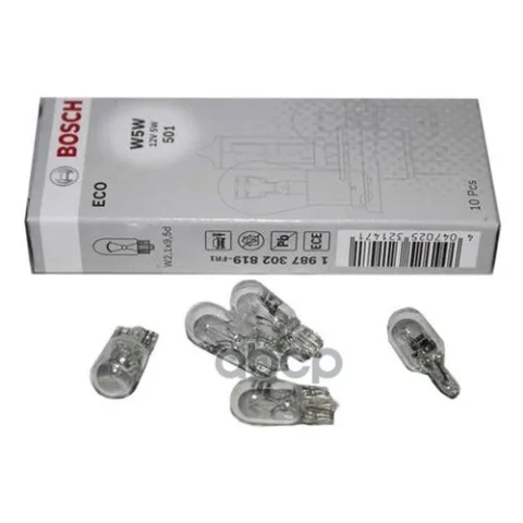 Лампа W5W 12V 5W Eco (цена за 1 шт.)