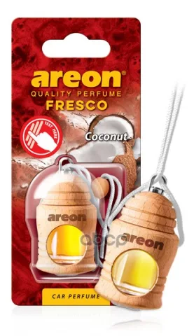 Ароматизатор "AREON FRESCO" флакон с деревянной крышкой "Кокос" 051-310