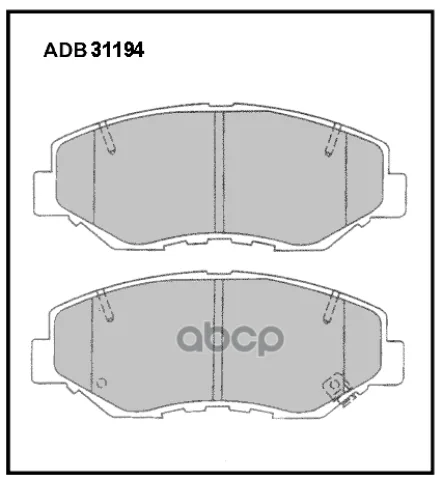 Колодки тормозные передние Honda Accord VII 03-12  Civic X  CR-V I  II 01-07