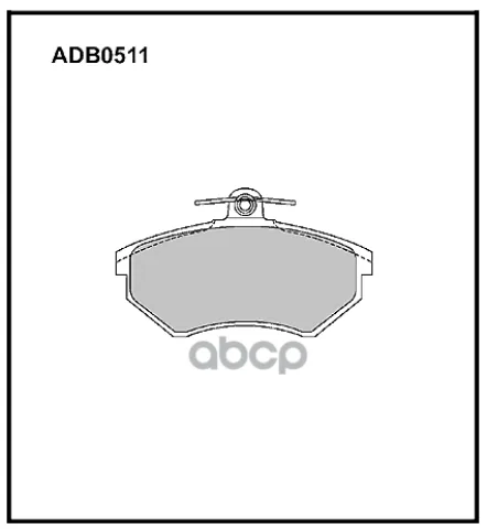 Колодки тормозные передние VW Passat B5 96-00 / Audi A4 94-01  A4 B6 00-04
