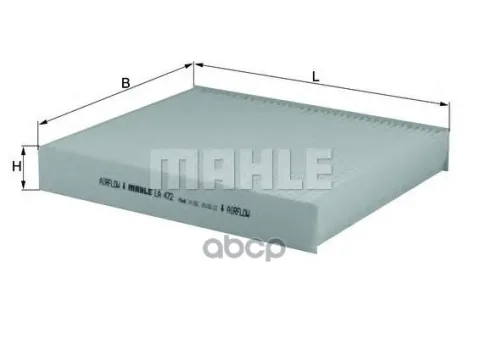 Фильтр салонный MAHLE LA472