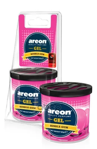 Ароматизатор "AREON GEL CAN BLISTER" гелевый "BUBBLE GUM" 704-GCB-06 — фотография товара