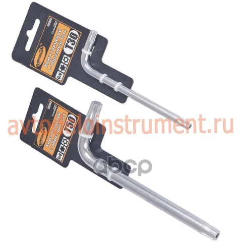 Ключ TORX T25 изогнутый (АвтоДело)
