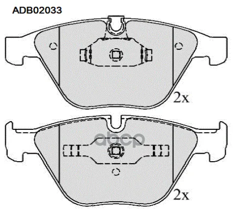Колодки тормозные передние BMW 3 (E90) 04-11 / BMW 5 (E60) 01-10 / BMW 6 (E63) 03-10 / BMW 7 01-08 /