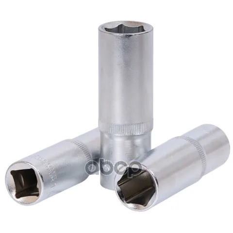 Головка 16мм 1/2" 6-гранная удлиненная (АвтоДело)