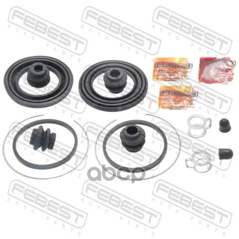 РЕМКОМПЛЕКТ СУППОРТА ТОРМОЗНОГО ПЕРЕДНЕГО (TOYOTA YARIS NCP1#/NLP10/SCP10 1999-2005) FEBEST
