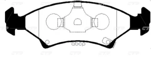 Колодки тормозные дисковые KIA SEPHIA GK0510