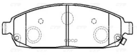 Колодки тормозные JEEP Commander 2005 ~ 2010 / Grand Cherokee 2004 ~ 2010