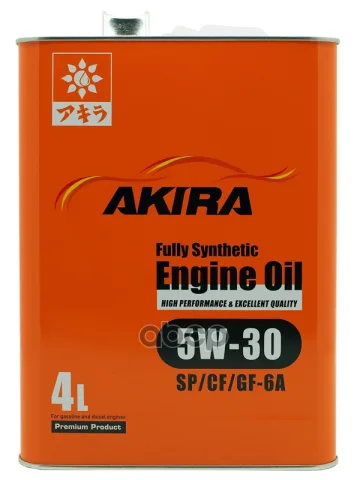 Масло моторное  5W-30  AKIRA ENGINE OIL FS SP/CF/GF-6 (4л х 6)