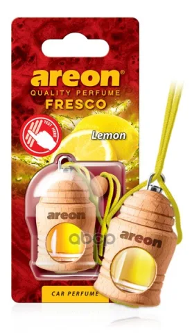 Ароматизатор "AREON FRESCO" флакон с деревянной крышкой "Лимон" 051-319