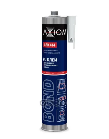 Клей для вклейки стекол пониженной вязкости AXIOM черный 280мл