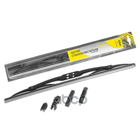 Щетка стеклоочистителя ECO 400mm (4 адаптера)  GANZ GIS01003