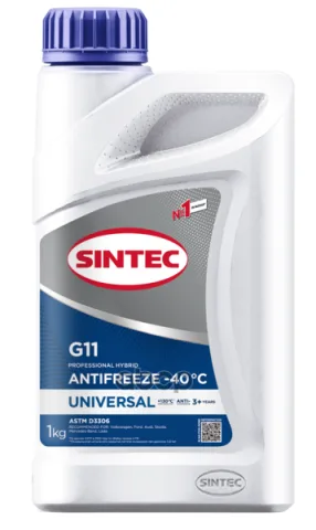 Антифриз Sintec Antifreeze Universal G11 blue -40 (1кг)