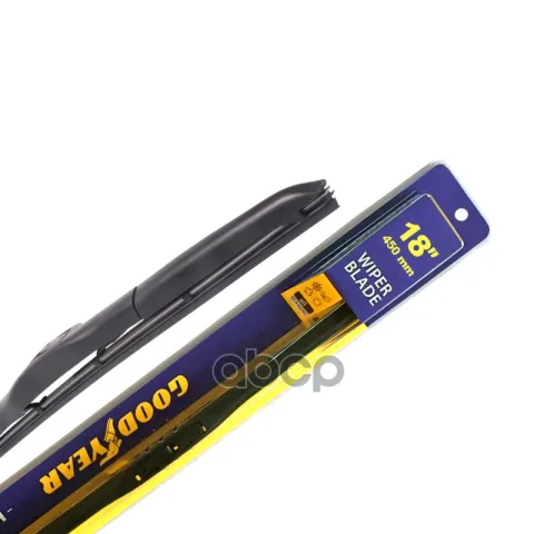 Гибридная щетка стеклоочистителя Goodyear HYBRID 18"/45 cm всесезонная, GY000518