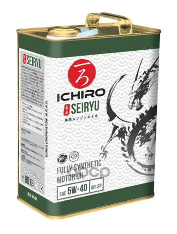 Мотор. масло ICHIRO SEIRYU 5W40 4л, шт.