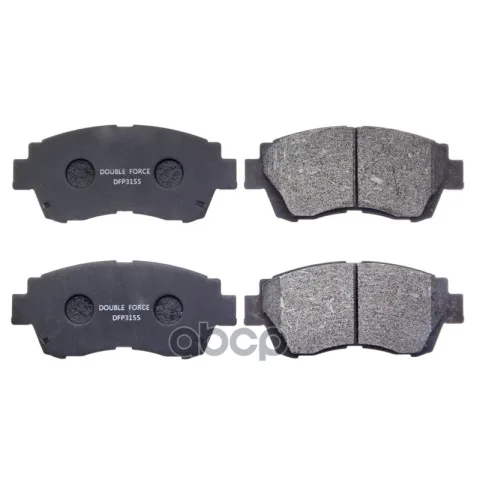 Колодки тормозные дисковые передние Double Force