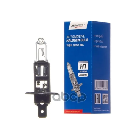 Лампа головного света Avantech H1 24V 70W