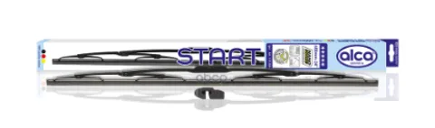 Щетка стеклоочистителя AL-CA START (голубая) 60см  1штука, адаптер крючок