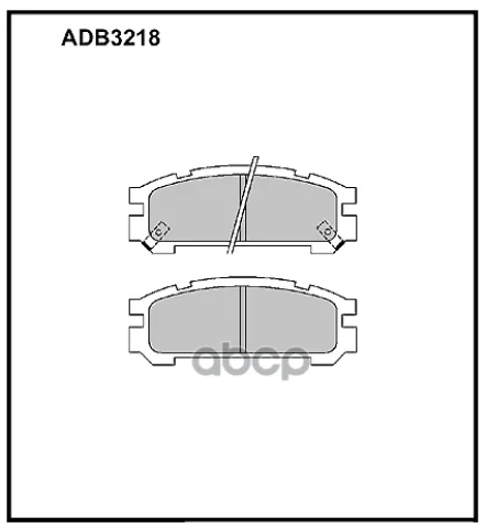 Колодки тормозные задние Subaru Impreza 92-00  Legacy I 89-94  II 94-99  III 98-03