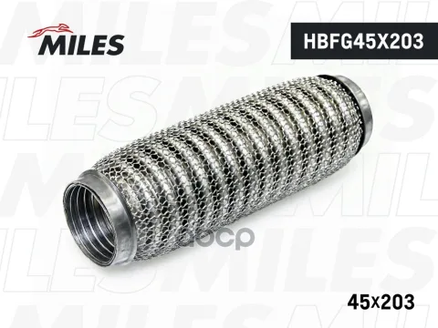 Труба гофрированная с кольцевым плетением и металлорукавом 45X203 HBFG45X203