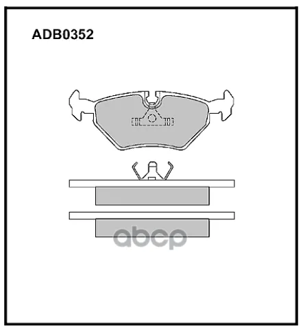 Колодки тормозные задние BMW 3 (E36) 90-98 / BMW 5 87-95 / BMW 7 85-94 / BMW Z3 95-03