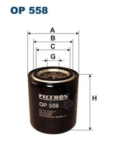 Filtron OP 558 Фильтр масляный