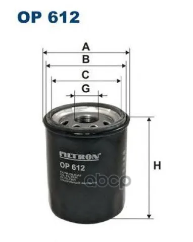 Filtron OP 612 Фильтр масляный
