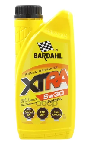 Bardahl XTRA C2/C3 SN 5W30 (1л) 34111