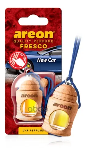Ароматизатор "AREON FRESCO" флакон с деревянной крышкой "Новая машина" 051-326 — фотография товара